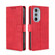 Motorola Moto Edge+ 2022/Edge 30 Pro Skin Feel Crocodile Magnetic Clasp Leather Phone Case - Red