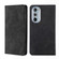 Motorola Moto Edge+ 2022/Edge 30 Pro Skin Feel Magnetic Horizontal Flip Leather Phone Case - Black