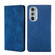 Motorola Moto Edge+ 2022/Edge 30 Pro Skin Feel Magnetic Horizontal Flip Leather Phone Case - Blue