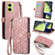 OnePlus Nord 3 Geometric Zipper Wallet Side Buckle Leather Phone Case - Pink