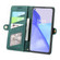 OnePlus 9RT 5G Geometric Zipper Wallet Side Buckle Leather Phone Case - Green