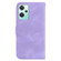 OnePlus Nord CE 2 Lite 5G 7-shaped Embossed Leather Phone Case - Purple