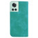 OnePlus 10R/Ace 7-shaped Embossed Leather Phone Case - Green