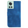 OnePlus 10R/Ace 7-shaped Embossed Leather Phone Case - Blue