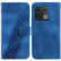 OnePlus 10 Pro 5G 7-shaped Embossed Leather Phone Case - Blue