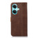 OnePlus Nord CE3 5G Stitching Thread Calf Texture Leather Phone Case - Brown
