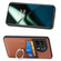 OnePlus 11 Carbon Fiber Card Wallet Ring Holder Phone Case - Brown