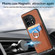OnePlus 11 Carbon Fiber Card Wallet Ring Holder Phone Case - Brown