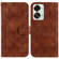 OnePlus 10R / Ace Double 8-shaped Embossed Leather Phone Case - Brown