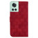 OnePlus 10 Pro 5G Double 8-shaped Embossed Leather Phone Case - Red