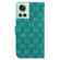 OnePlus 10 Pro 5G Double 8-shaped Embossed Leather Phone Case - Green