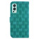 OnePlus Nord 2 5G Double 8-shaped Embossed Leather Phone Case - Green