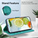 OnePlus Nord 2 5G Double 8-shaped Embossed Leather Phone Case - Green