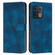 OnePlus 10 Pro 5G Dream Triangle Leather Phone Case with Lanyard - Blue