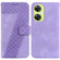 OnePlus Nord CE 3 Lite/Nord N30 7-shaped Embossed Leather Phone Case - Purple
