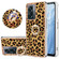 OnePlus Nord N300 Electroplating Dual-side IMD Phone Case with Ring Holder - Leopard Print
