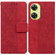 OnePlus Nord CE 3 Lite/Nord N30 Geometric Embossed Leather Phone Case - Red