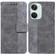OnePlus Nord 3 Geometric Embossed Leather Phone Case - Grey