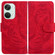 OnePlus Nord 3 Tiger Embossing Pattern Flip Leather Phone Case - Red