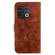 OnePlus 10 Pro 5G Lily Embossed Leather Phone Case - Brown