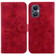 OnePlus Nord N20 5G Lily Embossed Leather Phone Case - Red