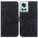 OnePlus 10R / Ace Lily Embossed Leather Phone Case - Black