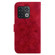 OnePlus 10 Pro 5G Lily Embossed Leather Phone Case - Red