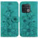 OnePlus 10 Pro 5G Lily Embossed Leather Phone Case - Green