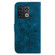 OnePlus 10 Pro 5G Lily Embossed Leather Phone Case - Dark Blue