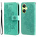 OnePlus Nord CE 3 Lite/Nord N30 7-petal Flowers Embossing Leather Phone Case - Green