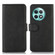 OnePlus Ace 2 Pro Cow Texture Leather Phone Case - Black
