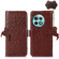 OnePlus Ace 2 Pro Ostrich Pattern Genuine Leather RFID Phone Case - Coffee