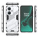 OnePlus Nord CE3 5G Global Punk Armor 2 in 1 PC + TPU Phone Case with Holder - White
