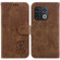 OnePlus 10 Pro 5G Little Tiger Embossed Leather Phone Case - Brown