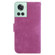 OnePlus 10R / Ace Little Tiger Embossed Leather Phone Case - Rose Red