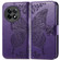 OnePlus Ace 2 Butterfly Love Flower Embossed Leather Phone Case - Purple