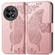 OnePlus Ace 2 Butterfly Love Flower Embossed Leather Phone Case - Rose Gold