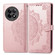 OnePlus Ace 2 Mandala Flower Embossed Leather Phone Case - Rose Gold