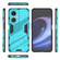 OnePlus Nord CE 3 Punk Armor 2 in 1 PC + TPU Phone Case with Holder - Blue