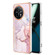 OnePlus 11 Electroplating Marble Dual-side IMD Phone Case - Rose Gold 005