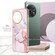 OnePlus 11 Electroplating Marble Dual-side IMD Phone Case - Rose Gold 005