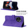 OnePlus Ace 2 5G / 11R 5G Crossbody 3D Embossed Flip Leather Phone Case - Purple