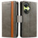 OnePlus Nord CE 3 Lite CaseNeo Splicing Dual Magnetic Buckle Leather Phone Case - Gray