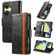 OnePlus Nord CE 3 Lite CaseNeo Splicing Dual Magnetic Buckle Leather Phone Case - Black