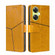 OnePlus Nord CE 3 Lite 5G Geometric Stitching Leather Phone Case - Yellow OnePlus Nord CE 3 Lite 5G Geometric Stitching Leather Phone Case - Yellow