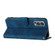 OnePlus Nord 2 5G Line Pattern Skin Feel Leather Phone Case - Royal Blue