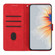OnePlus 8 Pro Heart Pattern Skin Feel Leather Phone Case - Red