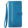 OnePlus Ace 2V Embossed Flower Zipper Leather Phone Case - Blue