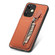 Oneplus Nord CE 3 Lite Carbon Fiber Vertical Flip Zipper Phone Case - Brown