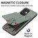 Oneplus Nord CE 3 Lite Carbon Fiber Vertical Flip Zipper Phone Case - Brown